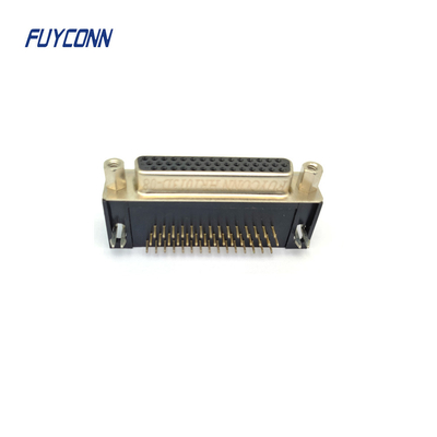 Pin 15/26/44/62 соединителя PCB D-SUB высокой плотности прямоугольный