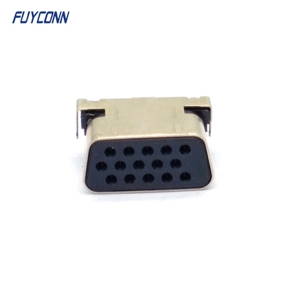 VGA Pin PCB 15 соединителей более низкого профиля D-SUB прямоугольный женский