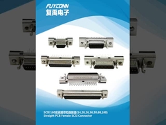 Печатный платок прямой SCSI женский соединитель 100pin 68pin 50pin 36pin 26pin 20pin 14pin сервосоединитель