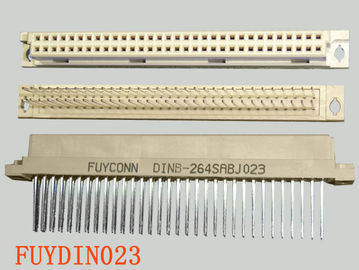 Тип 2 DIN гребет тип соединитель b штепсельной розетки 64 Pin DIN 41612 Eurocard, прямой тангаж соединителя 2.54mm PCB