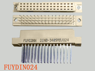 Тип 3 b гребет разъём-розетка разъема 48P Eurocard DIN 41612 штепсельной розетки прямое