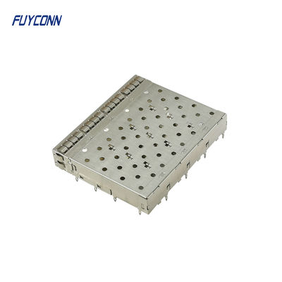 4 Port SFP+ Cage Press-Fit Termination 1x4 Without Light