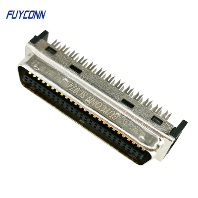 SCSI MDR Connector PCB Solder Cup IDC Crimp 1.27mm 50pin Connector Китай