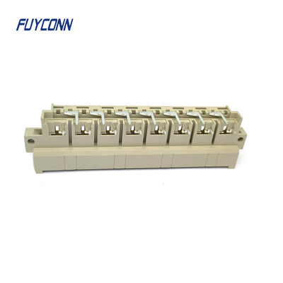 Подключатель питания DIN41612 China PCB R/A 7+8 15Pin 5.08mm Мужской подключатель
