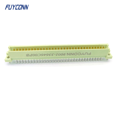 DIN41612 2 ряда соединителя 64pin 2 * 32P мужской пресс пин соединителя W / гарпун