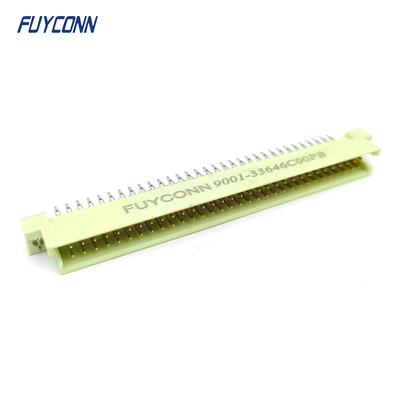 DIN41612 2 ряда соединителя 64pin 2 * 32P мужской пресс пин соединителя W / гарпун