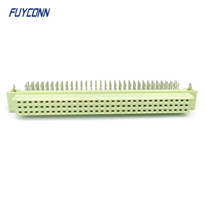 Угловой DIN 41612 соединитель 3 ряда 96Pin PCB женский 396 DIN41612 соединитель