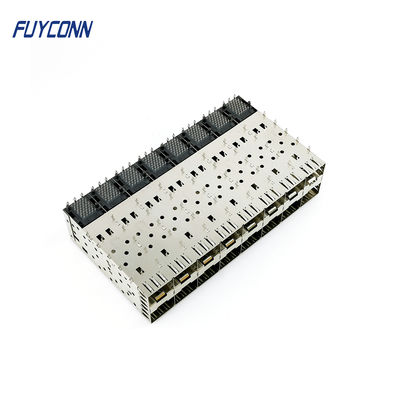 320pin Female SFP Connector 2x8 Ports Press-Fit Stackable