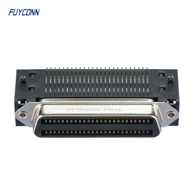 AMP 957F10063B002 100-контактный угловой разъем Centronic для печатных плат