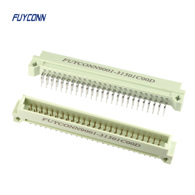 Прямоугольный соединитель DIN 41612 PCB, соединитель Eurocard мужчины 3 строк