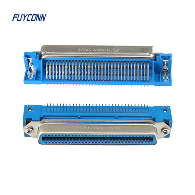 Pin 64 ОКУНАЕТ Centronics PCB разъем-розетки прямоугольный с замком доски