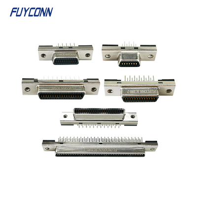 Женщина соединителя 100pin 68pin 50pin 36pin 20pin 14pin SCSI PCB прямая