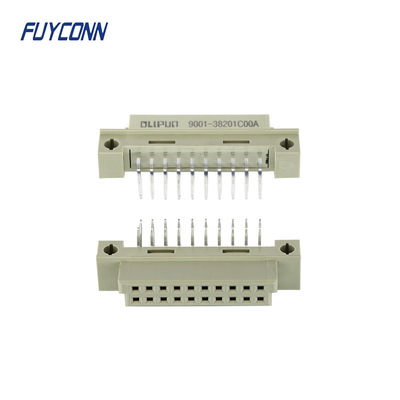 PCB гнездового разъема 2x10P 20pin 220S DIN41612 прямоугольный