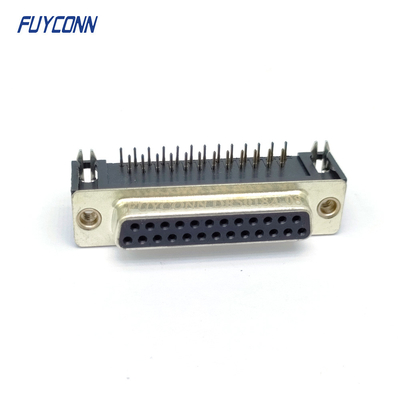 соединитель PCB D-SUB женского соединителя DB 25pin прямоугольный (8.08mm)