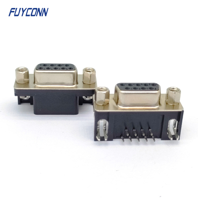 разъем-розетка PCB D-SUB соединителя 9pin DSUB прямоугольная (8.08mm)