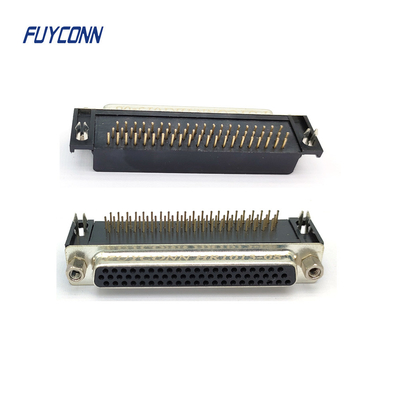 Соединитель DB PCB 15P 26P 44P 62P женского соединителя высокой плотности D-SUB прямоугольный