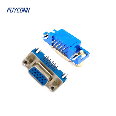 разъем-розетка PCB соединителей D-подводной лодки плотности высоты 15Pin прямоугольная