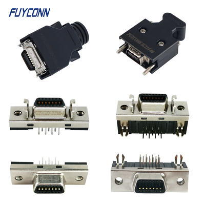 14pin SCSI 1.27mm Connector PCB / Solder Cup / IDC Crimping Женщина / Мужчина