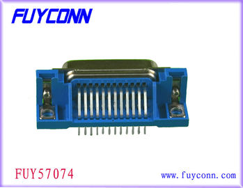 Соединитель PCB 50 Pin Centronic женский R/A с l кронштейном аттестовал UL