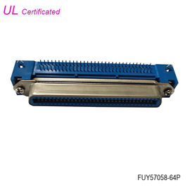 Соединитель PCB Centronics соединителя Pin женщины 64 прямоугольный с замком доски
