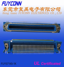 Соединителя Pin чемпиона DDK тангаж PCB прямоугольных 2.16mm женского 64 Centronics