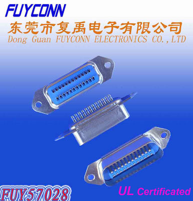 50 соединитель мужчины DDK припоя Pin Centronic аттестовал тангаж UL 2.16mm