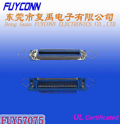 14 24 36 соединитель штепсельной розетки прямоугольного чемпиона PCB 50 Pin Centronic женский с защелкой весны аттестовали UL