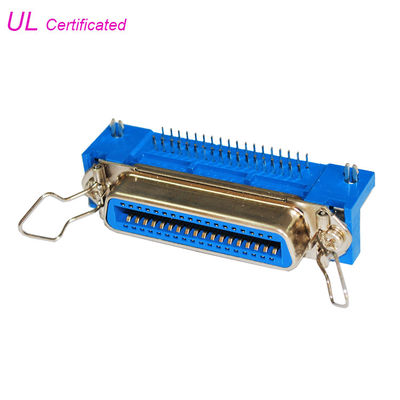 Соединитель 2.16mm чемпиона 36 Pin Centronic прямоугольный женский черное или голубое