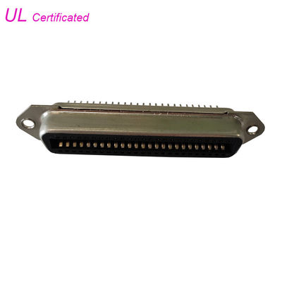 Разъем Pin Centronics 50 штепсельной розетки, разъем PCB прямого угла женский