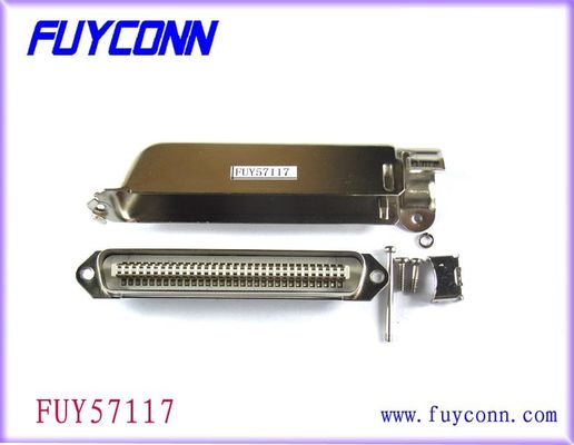 Тип мужчины разъема штепсельной вилки разъема IDC Centronics Pin степени RJ21 64 Amphenol 90