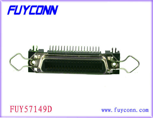 UL PCB 50 Pin Centronic прямоугольным аттестованный разъём-розетка