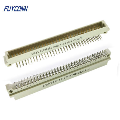 2.54mm 2 соединитель евро мужчины 41612 Pin 2*32P 64 PCB строк прямоугольных