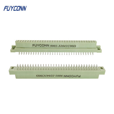 Прямой соединитель 2row 16 PCB Eurocard 32 48 64 соединитель Pin женский 2*32pin 64P DIN41612