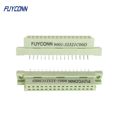Соединитель 8 Eurocard 2 строк 16 32 соединитель DIN 41612 PCB прямой 2x16P 32pin Pin женский