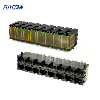 PCB 2x8 переносит 16*10P 160 соединитель Pin RJ45 с прямоугольным терминалом