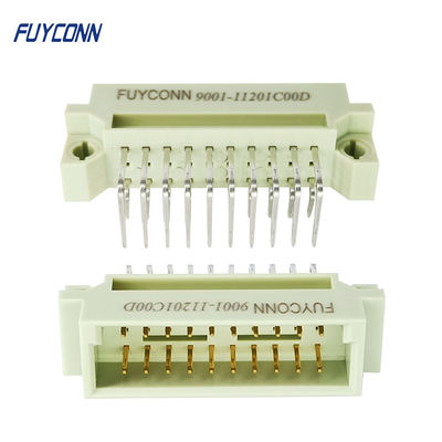 20 соединитель мужчины DIN41612 PCB строк 2*10P соединителя 3 Pin Eurocard прямоугольный