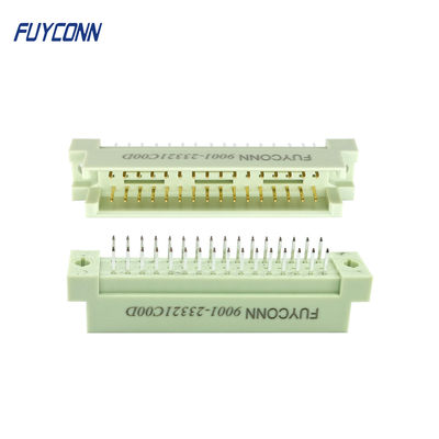 Соединитель мужчины DIN41612 строк 32P соединителя 3 PCB Eurocard вертикальный