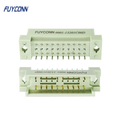 Прямой соединитель Eurocard мужской штепсельной вилки строк соединителя 3 DIN 41612 PCB 20Pin