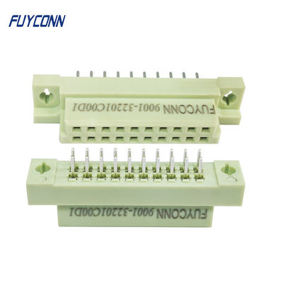 2 соединитель PCB DIN41612 прямых 2x10P Eurocard строк женских