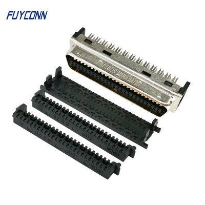 Привяжите соединитель IDC MDR гофрируя мужское 1.27mm соединитель SCSI 50 Pin