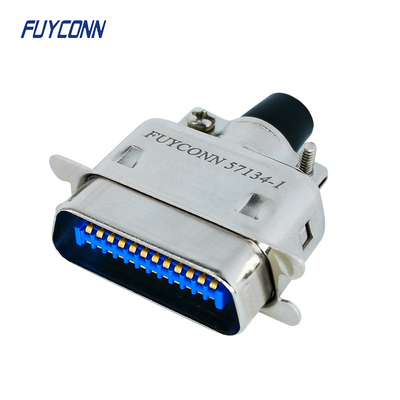 Соединителя ленты Pin соединителя DDK 57-30240 мужской Centronics 24 с клобуком металла