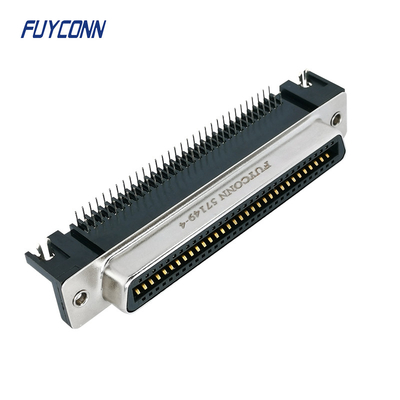 Прямоугольный контактный разъем Centronics 64 PCB женский DDK Amphenol