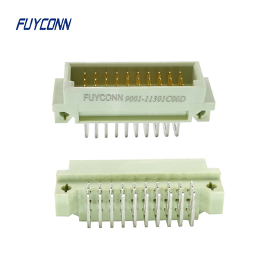 DIN 41612 мужчина соединителя Eurocard 3 строк PCB замка доски 90 градусов R/A