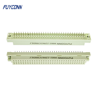 Цвет серого цвета PCB Eurocard Pin соединителя DIN41612 96 женщины 396 прямой