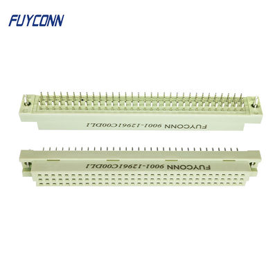 Цвет серого цвета PCB Eurocard Pin соединителя DIN41612 96 женщины 396 прямой